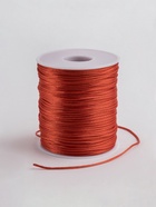 Шнур нейлоновый на бобине d=2 мм, L=100 м, красный - Фото 3