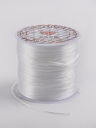 Нить силиконовая (резинка), плоская 1 мм, L=50 м, прозрачная - Фото 5