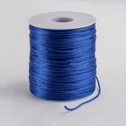 Шнур нейлоновый на бобине d=2 мм, L=100 м, ярко-синий - Фото 2
