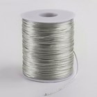 Шнур нейлоновый на бобине d=2 мм L=100 м, серый - Фото 2