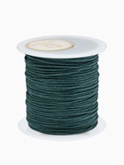Шнур вощеный из полиэстера d=1 мм, L=65-70 м, зелёный - Фото 3