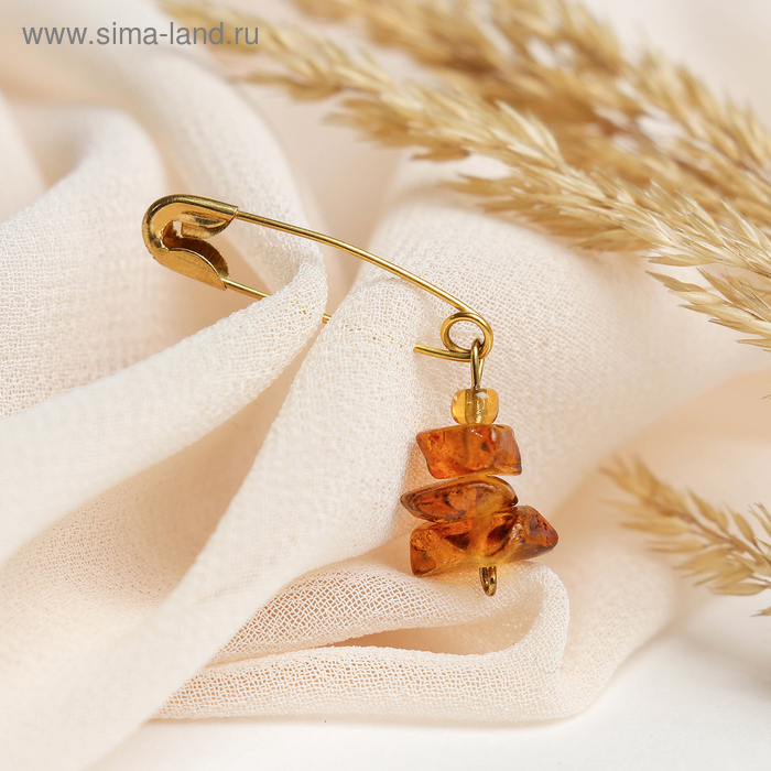 Булавка-оберег «Янтарь» - Фото 1