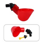 Поилка чашечная для домашней птицы, со штуцером под трубку 10 мм, Greengo - Фото 2