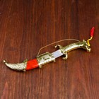 Макет оружия «Сувенирный нож. Клык», ножны серебро с красным, клинок 22 см, лезвие 12 см - Фото 3