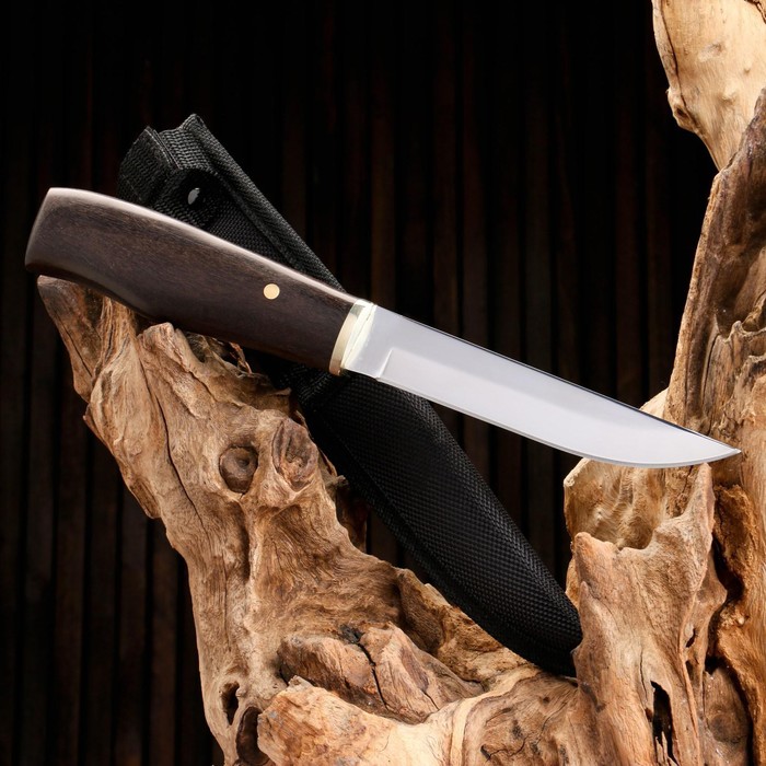 Нож охотничий "Йохан" 24,5см, клинок 125мм/2,8мм, дерево - Фото 1