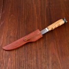 Нож охотничий "Торунн" 23,7см, клинок 110мм/3мм, дерево, с головой волка - Фото 3
