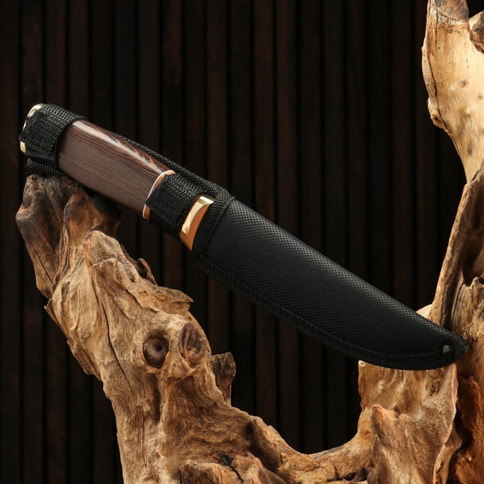 Нож охотничий "Рагнар" 25,5см, клинок 140мм/3,8мм, дерево - фото 1905589366