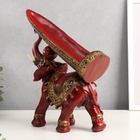 Подставка под бутылку полистоун «Слон с попоной с кисточками», 29×28×10.5 см - Фото 5