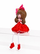 Фигурка настольная полистоун «Малышка длинные ножки в платье с пышной юбкой, с бантом», на полку, 17×8×8 см, МИКС - Фото 7