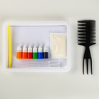 Набор для рисования эбру: краски, 10 листов бумаги, загуститель 10 г, инструменты, поддон - Фото 6