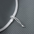 Чехол для гладильной доски, 156×52 см, термостойкий, цвет серый - фото 8891644