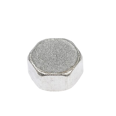 Заглушка OTMO, 1/2", внутренняя резьба, никелированная латунь