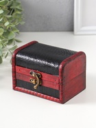 Шкатулка для украшений «Сундучок. Питон», дерево, состаренная, 7.5×12×7 см  (артикул 4461637)  большой выбор товаров оптом и в розницу по низким ценам с доставкой