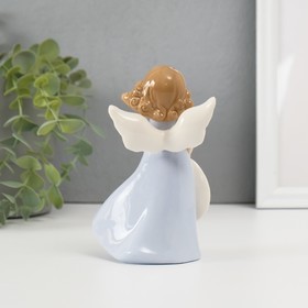 Фигурка керамика «Девочка-ангел в цветном платье с шляпкой», 14×8.5×6.5 см, МИКС
