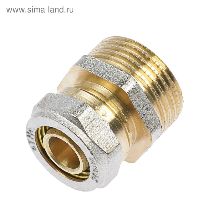 Муфта OTMO, обжимная, 20 мм × 1" наружная резьба - Фото 1