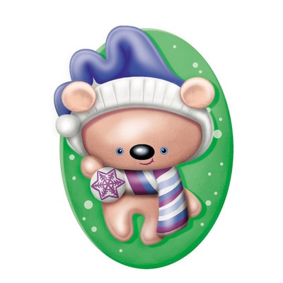 Игрушка из гипса «Северный гость»