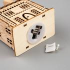 Ёлочная игрушка «Резной домик», от батареек, свечение тёплое белое - фото 9879332