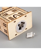 Ёлочная игрушка «Резной домик», 9×5×7 см, 1 LED, от батареек, свечение тёплое белое - Фото 7