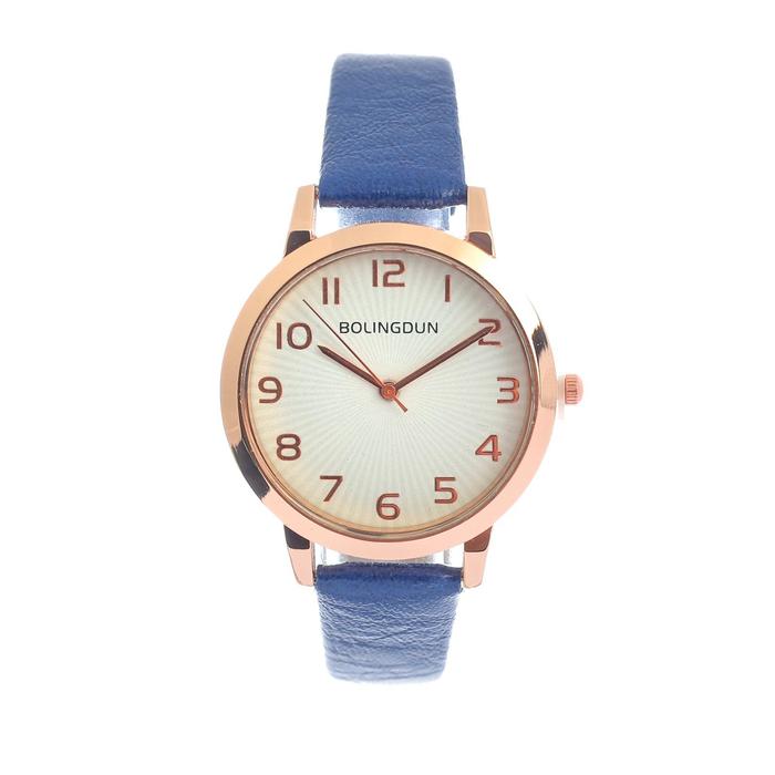 Часы наручные женские "Бернини", d-3.6 см, индиго - Фото 1