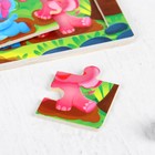 Пазлы «Слоники», 12 элементов, 0.4×14.5×11 см - Фото 3