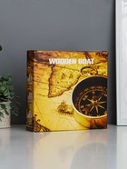 Сувенирная модель корабля «Пиратский. Аризона», 24×6×22 см, чёрные паруса - фото 122209794