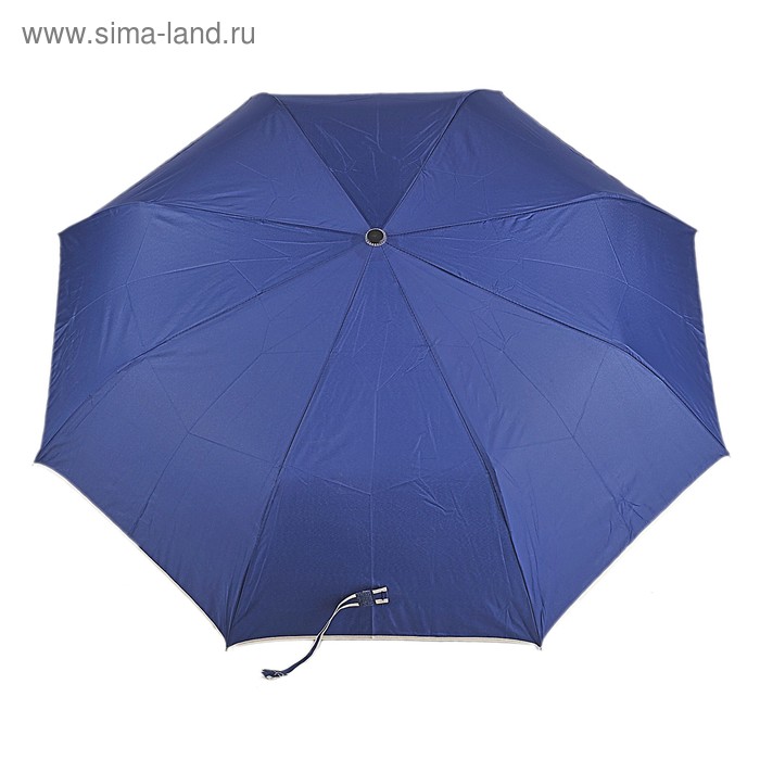 Зонт полуавтоматический "Однотонный", R=54см, цвет синий