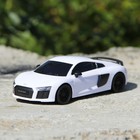 Машина радиоуправляемая Audi R8, 1:24, работает от батареек, свет, цвет белый - Фото 2