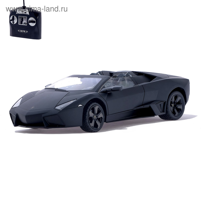 Машина радиоуправляемая Lamborghini Reventon, 1:14, работает от аккумулятора, свет, цвет черный - Фото 1