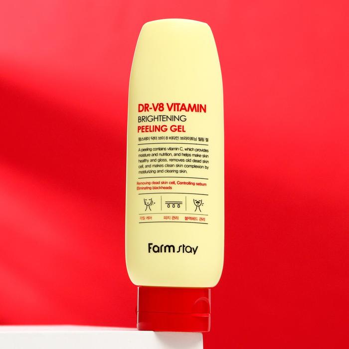 Гель для лица FarmStay, отшелушивающий, с комплексом витаминов, 150 мл 18799
