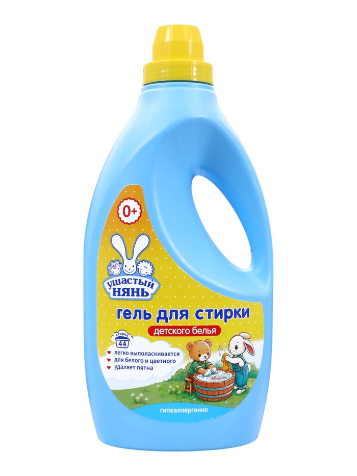 Гель для стирки детского белья Ушастый нянь, 2 л - Фото 1
