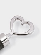 Пробка для бутылки Доляна «Сердечко», 11.5 см, d=2 см, серебристая - Фото 3