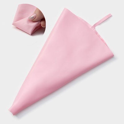 Кондитерский мешок «Алирио», 25.2×15.2 см, розовый
