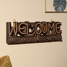 Ключница WELCOME, 31×9.5×3.5 см, МДФ - Фото 2