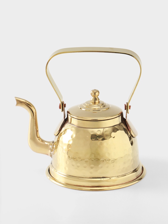 Чайник «Сказка», 12×10×14.5 см, латунь, никель - Фото 1