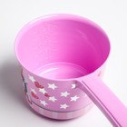 Ковш пластиковый для купания и мытья головы, детский банный ковшик «Единорог», 1,5 л., ДЕКО - Фото 4