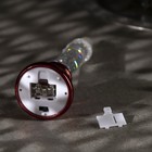 Светодиодная фигура «Свеча на ветру красная» 5 × 17 × 5 см, пластик, блёстки, батарейки AG10х3, свечение RGB - Фото 3