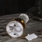 Светодиодная фигура «Свеча золотистая» 7 × 20 × 7 см, пластик, блёстки, батарейки АААх2 (не в комплекте), свечение тёплое белое - Фото 3
