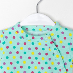 

Боди для девочки, цвет зелёный, рост 68 см