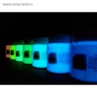 Краска акриловая люминесцентная (светящаяся в темноте), LUXART Lumi, 20 мл, белый, небесно-голубое свечение (L9V20) - Фото 5