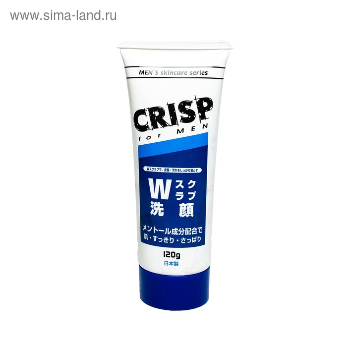 Скраб для лица Trust W Crisp, мужской, отшелушивающий, с ментолом, 120 г - Фото 1