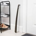 Ложка для обуви, 70 см, толщина 1.5 мм, бронзовая антик - Фото 1