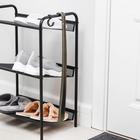 Ложка для обуви, 70 см, толщина 1.5 мм, бронзовая антик - Фото 2