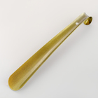 Рожок обувной 30 см, сталь 1,2 мм, золотистый - Фото 1