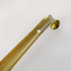 Рожок обувной 30 см, сталь 1,2 мм, золотистый - Фото 2