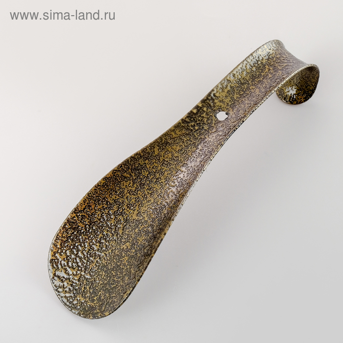 Ложка для обуви, 15,5 см, бронзовая антик - Фото 1