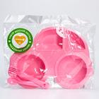 Тарелка детская с вилкой и ложкой, МИКС - Фото 8