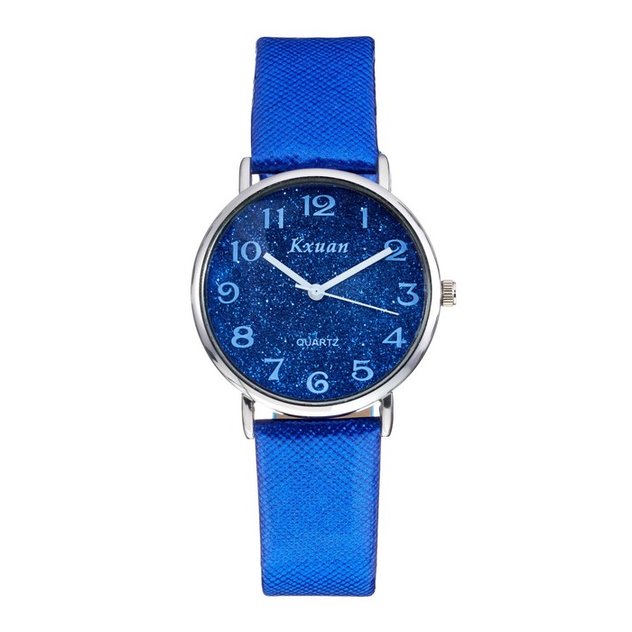 Часы наручные кварцевые женские "Kxuan", d-3.5 см, синие - Фото 1