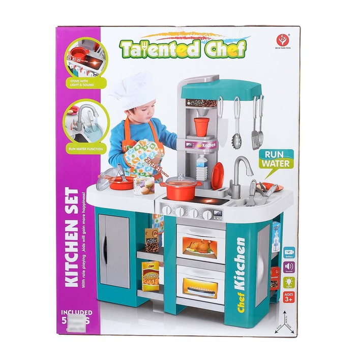 Игровой модуль «Кухня шефа», со световыми и звуковыми эффектами, из крана льётся вода 45902