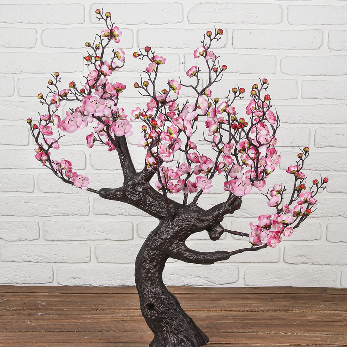 Дерево искусственное "Сакура в цвету" 85 см, розовый - фото 2062130