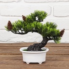 Бонсай искусственный в горшке «Ель с шишками», 12×19 см - Фото 2